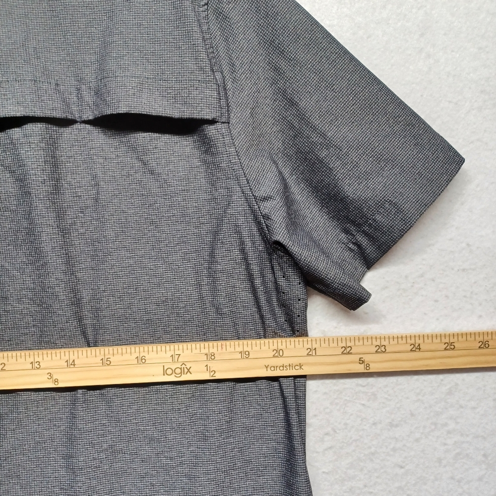 01.Algo Performance Short Sleeve Button Up Shirt … - image 6